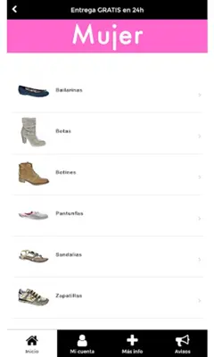 Shopiteca, zapatos online 24h android App screenshot 2